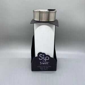 Sip by S’well 16 oz Travel Mug Flat White Stainless Steel Insulated NIB